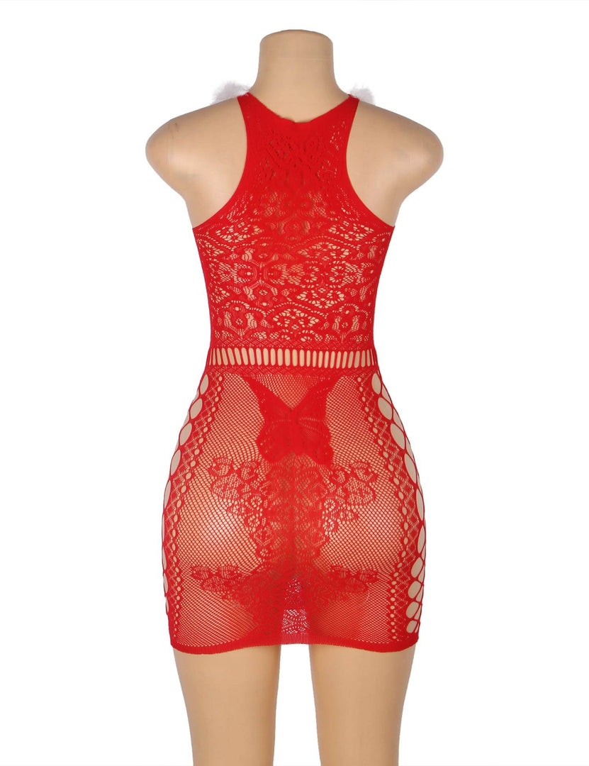 YesX YX877 Christmas Sexy Bodystocking Dress - Fashion Queen -  9