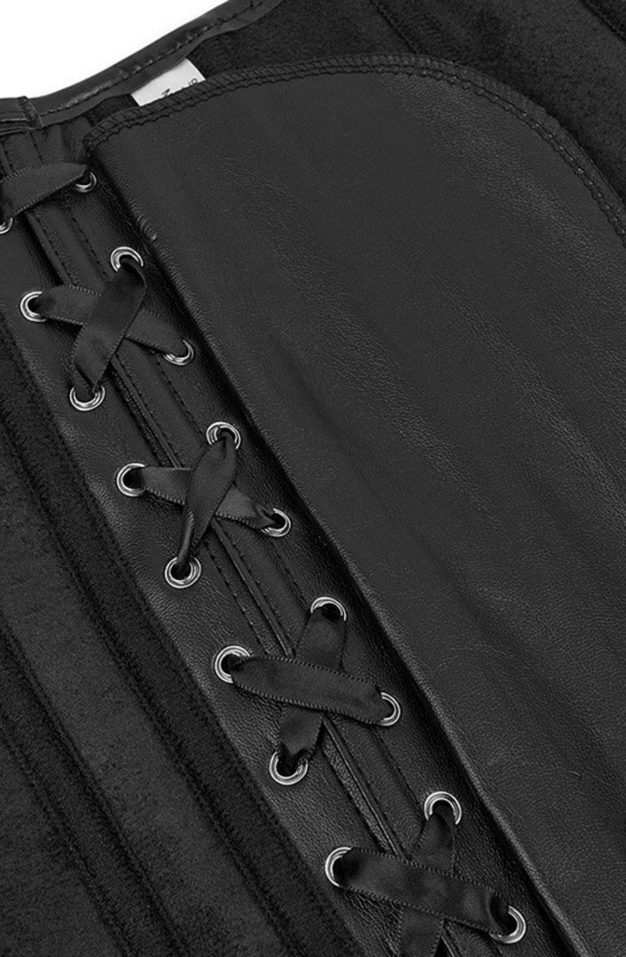 YesX YX888 Stunning Black Corset Up to 4XL - Fashion Queen -  5