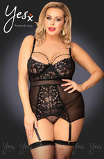 Load image into Gallery viewer, YesX YX955Q Black Chemise - Fashion Queen -  2
