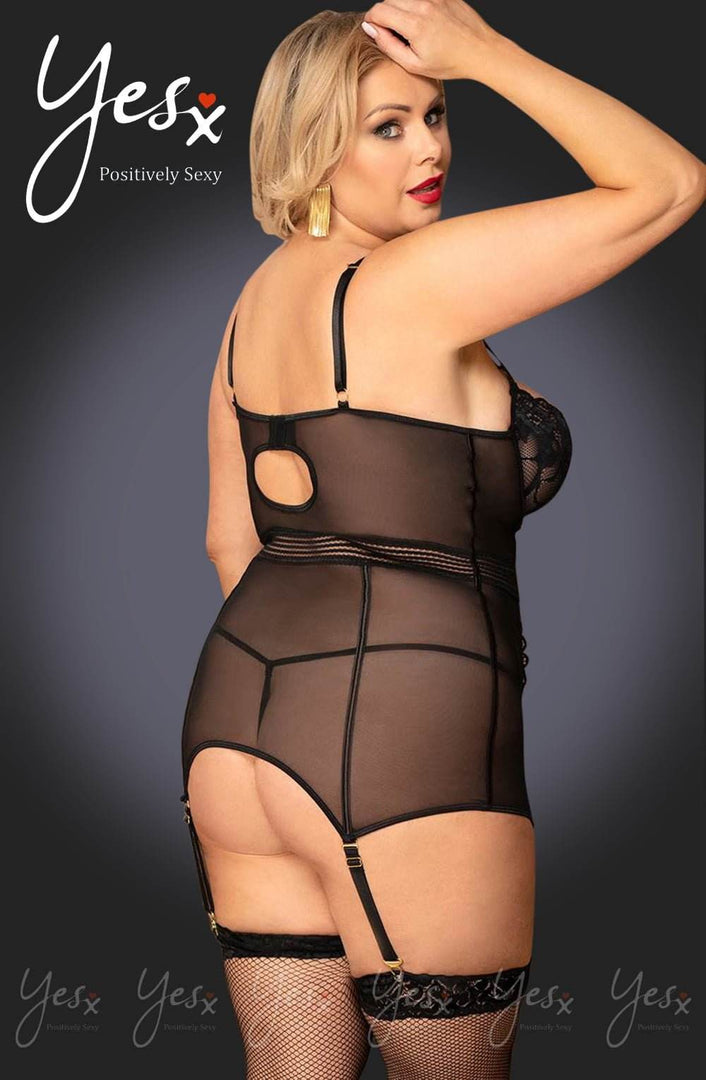 YesX YX955Q Black Chemise - Fashion Queen -  4