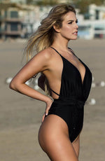 Load image into Gallery viewer, YesX YX965 One Piece Swimsuit Black - Fashion Queen -  2

