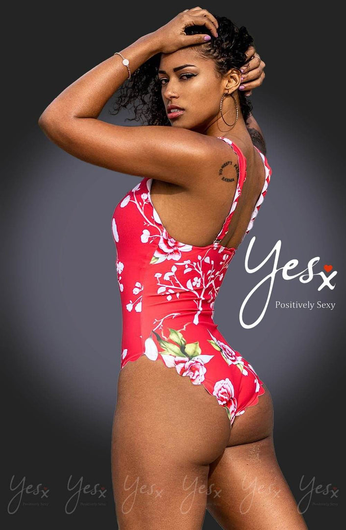 YesX YX978 One Piece Swimsuit Pink - Fashion Queen -  4