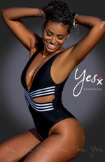 Load image into Gallery viewer, YesX YX980 One Piece Swimsuit Black - Fashion Queen -  9

