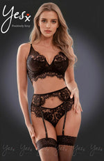 Load image into Gallery viewer, YesX YX987 Lingerie Set Black - Fashion Queen -  1
