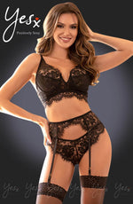 Load image into Gallery viewer, YesX YX987 Lingerie Set Black - Fashion Queen -  2
