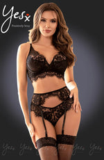 Load image into Gallery viewer, YesX YX987 Lingerie Set Black - Fashion Queen -  7
