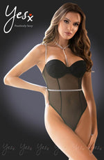 Load image into Gallery viewer, YesX YX992 Bodysuit Black - Fashion Queen -  7
