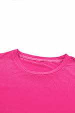 Load image into Gallery viewer, White Casual Plain Crew Neck Tee
