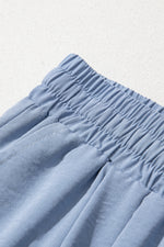 Load image into Gallery viewer, Myosotis Drawstring Elastic Waistband Pleated Loose Pants
