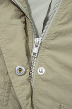 Load image into Gallery viewer, Laurel Green Zipped Pocket Cropped Hooded Utility Jacket
