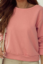 Load image into Gallery viewer, Black Bowknot Dewback Round Neck Sweatshirt - Fashion Queen
