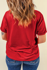 Load image into Gallery viewer, White Casual Plain Crew Neck Tee
