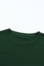 Load image into Gallery viewer, White Casual Plain Crew Neck Tee
