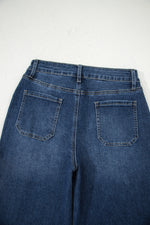 Load image into Gallery viewer, Sky Blue Cropped High Rise Wide Leg Jeans - Fashion Queen -  11
