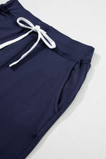Load image into Gallery viewer, Gray Drawstring Waist Pocketed Joggers - Fashion Queen
