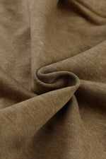 Load image into Gallery viewer, Khaki Exposed Seam Twist Open Back Oversized Sweatshirt
