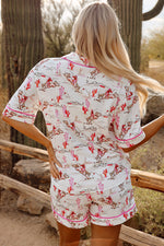 Load image into Gallery viewer, Blossom Cowgirl Country Print Pajamas Set
