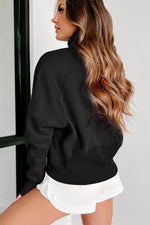 Load image into Gallery viewer, Valerian Quarter Zip Stand Neck Kangaroo Pocket Sweatshirt - Fashion Queen
