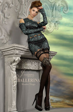 Load image into Gallery viewer, Ballerina 221 Hold Up Nero/Lurex (Black)
