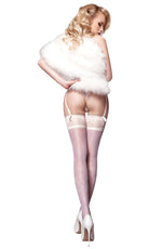 Load image into Gallery viewer, Ballerina 587 Ivory Hold Ups
