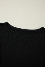 Load image into Gallery viewer, White Lightweight Ribbed Knit Button Front V Neck Cardigan
