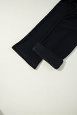 Load image into Gallery viewer, Light Grey Solid Color Fleece Lined Drawstring Waist Casual Pants - Fashion Queen
