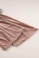 Load image into Gallery viewer, Black Solid Color High Waist Flare Corduroy Pants - Fashion Queen

