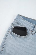Load image into Gallery viewer, Beau Blue Mid Rise Ankle-Length Distressed Skinny Jeans
