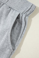 Load image into Gallery viewer, Black Split Long Cardigan and Skinny Pants Lounge Set
