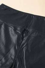 Load image into Gallery viewer, Black Faux Leather Skinny Leggings
