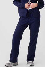 Load image into Gallery viewer, Light Grey Solid Color Fleece Lined Drawstring Waist Casual Pants - Fashion Queen
