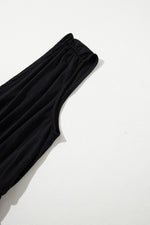Load image into Gallery viewer, Jungle Green Deep V Pleated Crisscross Wide Leg Backless Jumpsuit
