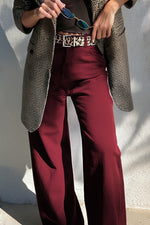Load image into Gallery viewer, Red Dahlia Loose Straight High Waist Solid Color Jeans
