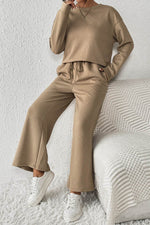 Load image into Gallery viewer, White Ultra Loose Textured 2pcs Slouchy Outfit - Fashion Queen
