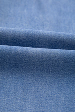 Load image into Gallery viewer, Dusk Blue Raw Hem Unique Cuffs Straight High Rise Loose Jeans
