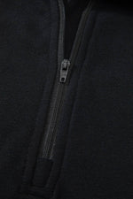 Load image into Gallery viewer, Valerian Quarter Zip Stand Neck Kangaroo Pocket Sweatshirt - Fashion Queen
