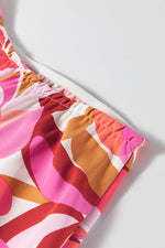 Load image into Gallery viewer, Rose Floral High Low Bandeau Vacay Dress
