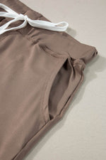 Load image into Gallery viewer, Gray Drawstring Waist Pocketed Joggers - Fashion Queen
