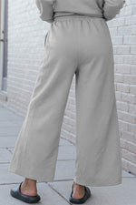 Load image into Gallery viewer, White Ultra Loose Textured 2pcs Slouchy Outfit - Fashion Queen
