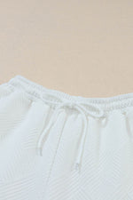 Load image into Gallery viewer, White Ultra Loose Textured 2pcs Slouchy Outfit - Fashion Queen
