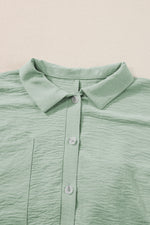 Load image into Gallery viewer, Spinach Green Half Button Collared Loose Romper
