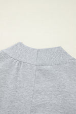 Load image into Gallery viewer, Black Split Long Cardigan and Skinny Pants Lounge Set
