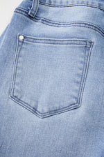 Load image into Gallery viewer, Carbon Grey Mineral Wash Raw Hem High Waist Flared Jeans
