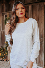 Load image into Gallery viewer, Long Sleeve Pullover and Jogger Pants Lounge Set
