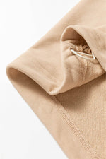 Load image into Gallery viewer, Light Grey Solid Kangaroo Pocket Half Zipper Oversized Hoodie - Fashion Queen
