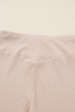 Load image into Gallery viewer, Jet Stream Solid Color Oversize Slit Sweatshirt Ribbed Leggings 2pcs Set
