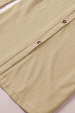 Load image into Gallery viewer, White Solid Color Open-Front Buttons Cardigan - Fashion Queen
