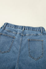 Load image into Gallery viewer, Dusk Blue Medium Wash Super Wide Leg Denim Pants
