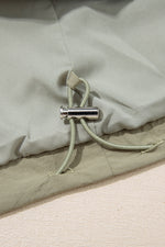 Load image into Gallery viewer, Laurel Green Zipped Pocket Cropped Hooded Utility Jacket
