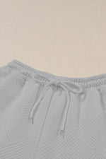 Load image into Gallery viewer, White Ultra Loose Textured 2pcs Slouchy Outfit - Fashion Queen
